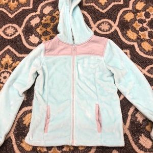 Extremely fuzzy zip up hoodie